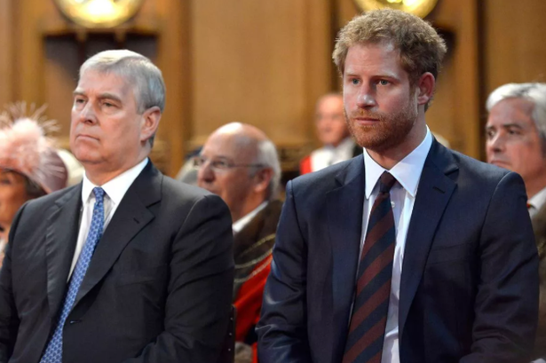 Prince Andrew and Prince Harry