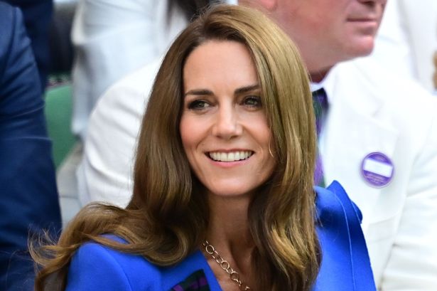 Catherine Princess of Wales in the Royal Box on Centre Court