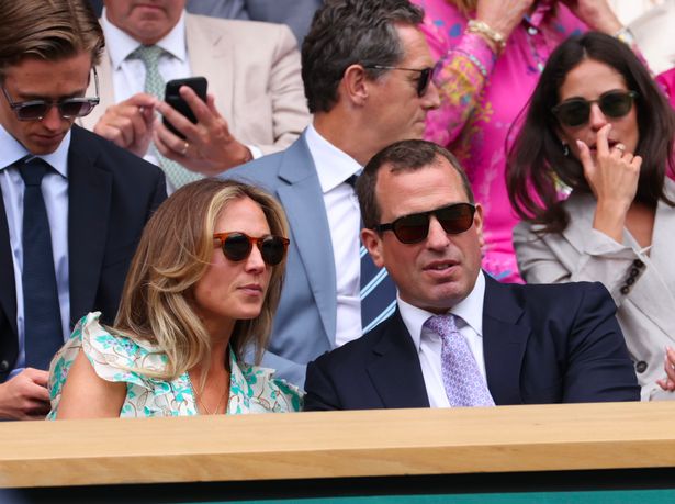 The couple at Wimbledon last month