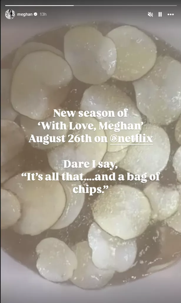 Meghan Markle teased the new series with one of her recipes