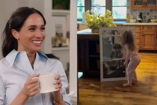 Meghan shared a sweet moment with Lili on her Instagram page in the story section 