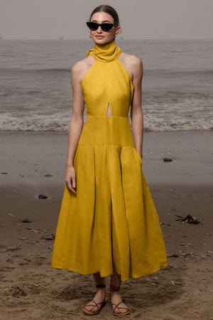 Ginger Dress - Dandelion Linen