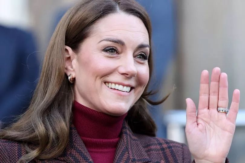Kate wears the Missoma earrings to X