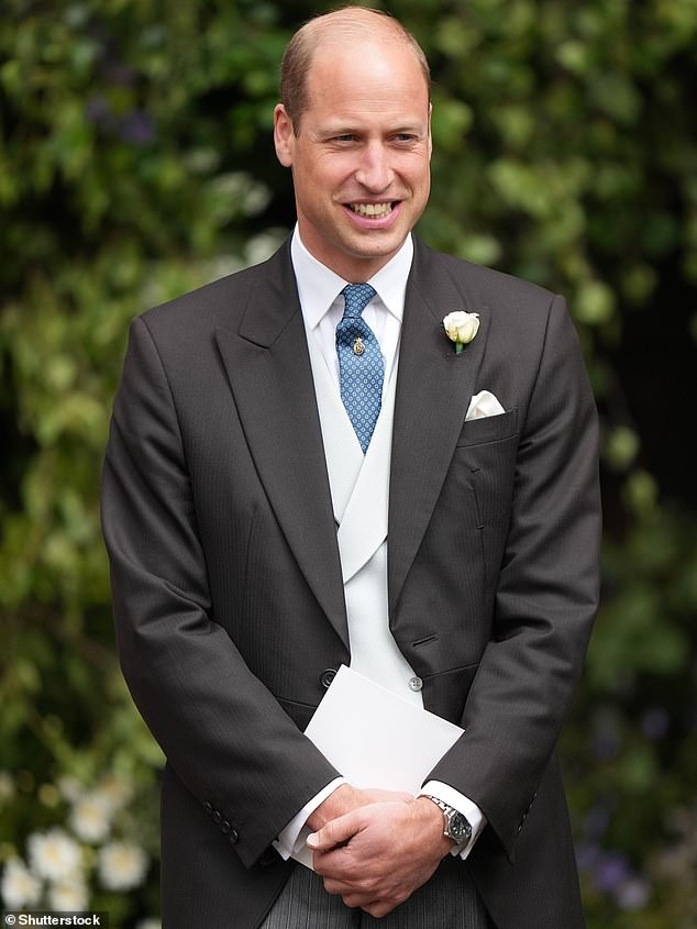 The pair got married in what was the society wedding of the year, starring Prince William as an usher, pictured