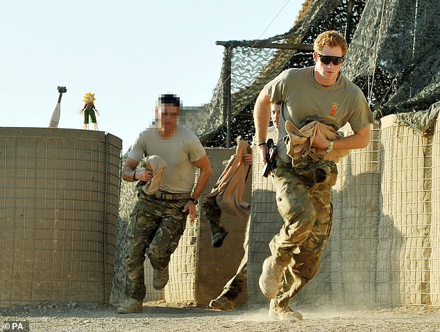 Harry during his second deployment to Afghanistan in 2012