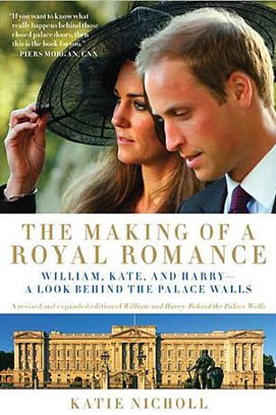 The cover of Nicholl's The Making of a Royal Romance is pictured