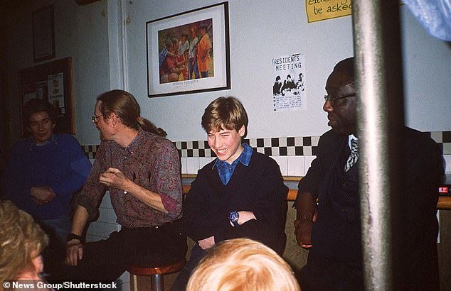 As the anniversary of Diana's death passes, William is likely to reflect on how his mother influenced the person he is today. He is pictured during his first visit to a Centrepoint hostel for the homeless in Soho in January 1996
