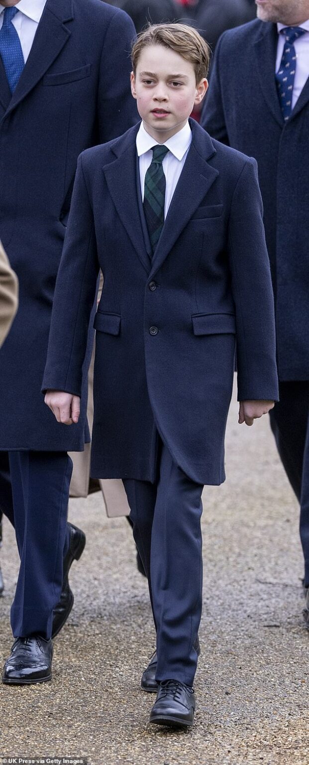 Prince George (pictured) has been allocated a house at Eton College –despite the Prince and Princess of Wales being ‘plagued by indecision’ about their choice of school, The Mail on Sunday can reveal