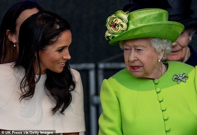 The Queen suggested  Meghan Markle should visit her father in Mexico. But almost as quickly as the subject was broached Meghan shut it down according to a royal author