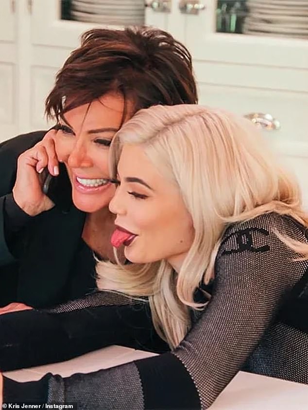 Kylie's mother Kris Jenner, 69, led the family birthday tributes sharing flashback photos.  ''Happy birthday to my baby girl!! You are truly beautiful inside and out,' she said of her youngest child