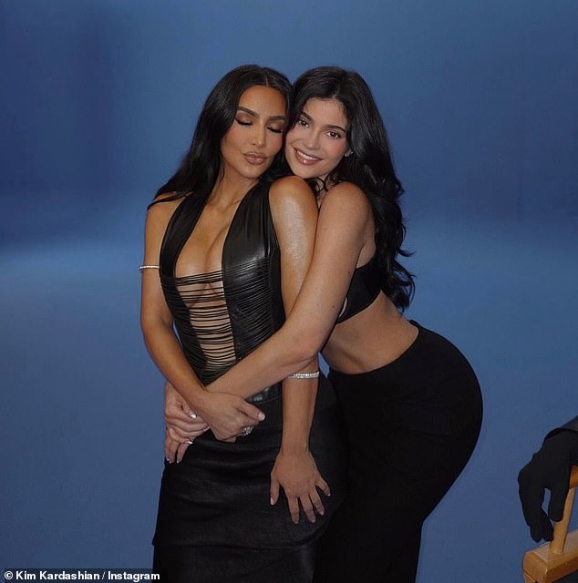 'Kylie¿s day!' wrote Skims founder Kim Kardashian, sharing some photos of the two. 'Happy Birthday to the goat!'