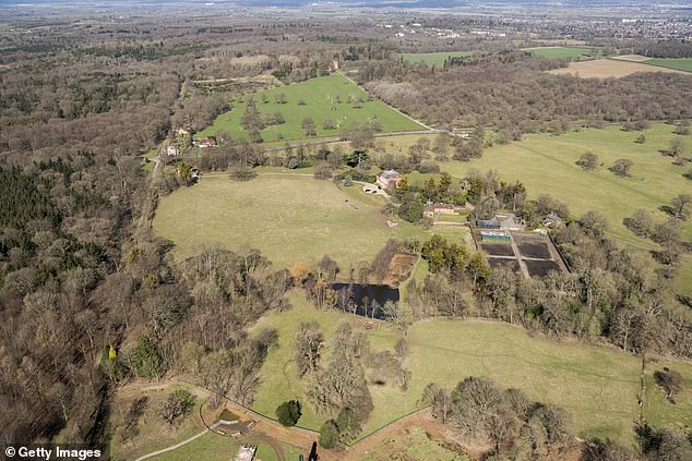 The land around Forest Lodge, where the Waleses will have their 'much-needed' privacy
