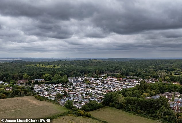 Many residents were shocked to hear how close the residential park is to the royals 'forever home'