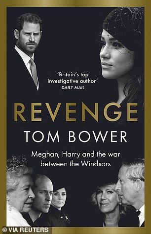 The cover of Revenge: Meghan, Harry and the war between the Windsors, is pictured