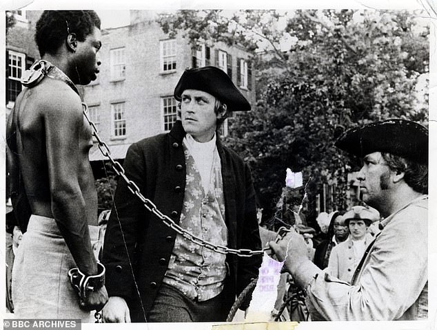 In 1823, there was a slave rebellion in the Guyanese region of Demerara, triggered by a mistaken belief that the British parliament had abolished slavery and their freedom was being blocked by colonial rulers. PIctured: a scene from the 1970s miniseries Roots, featuring actor Levar Burton as a slave