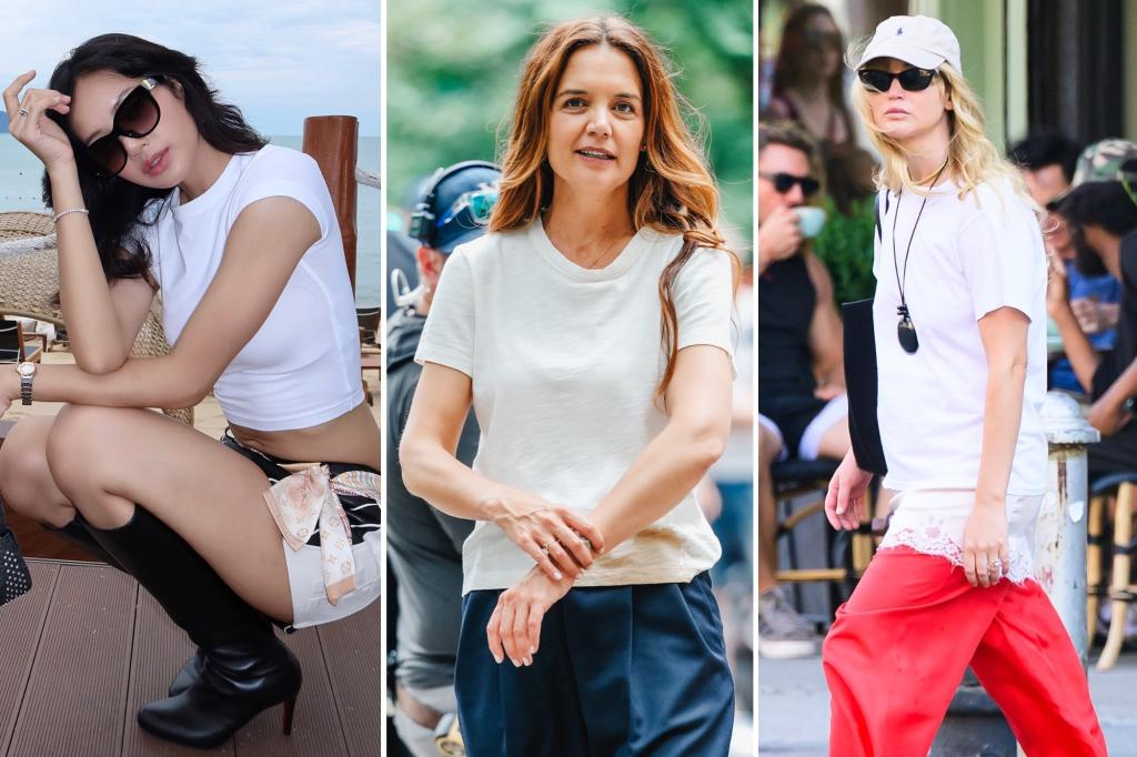 21 women’s white T-shirts to add to your wardrobe, per celebrities 21 women's white T-shirts to add to your wardrobe, per celebrities