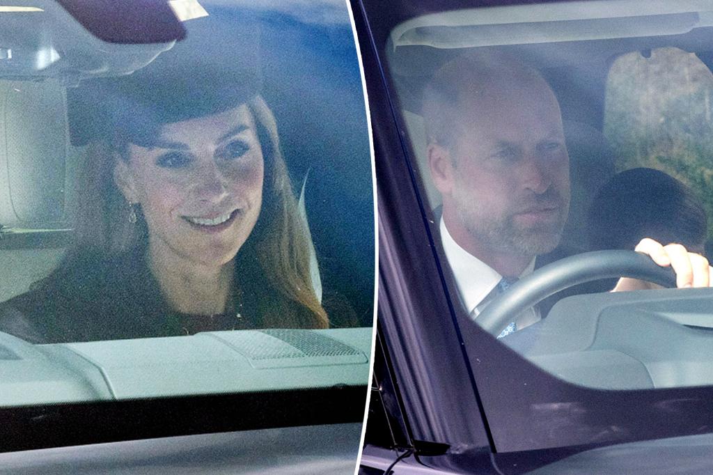 Prince William and Kate Middleton go on family church outing as they prepare for 'fresh start' in their new home
