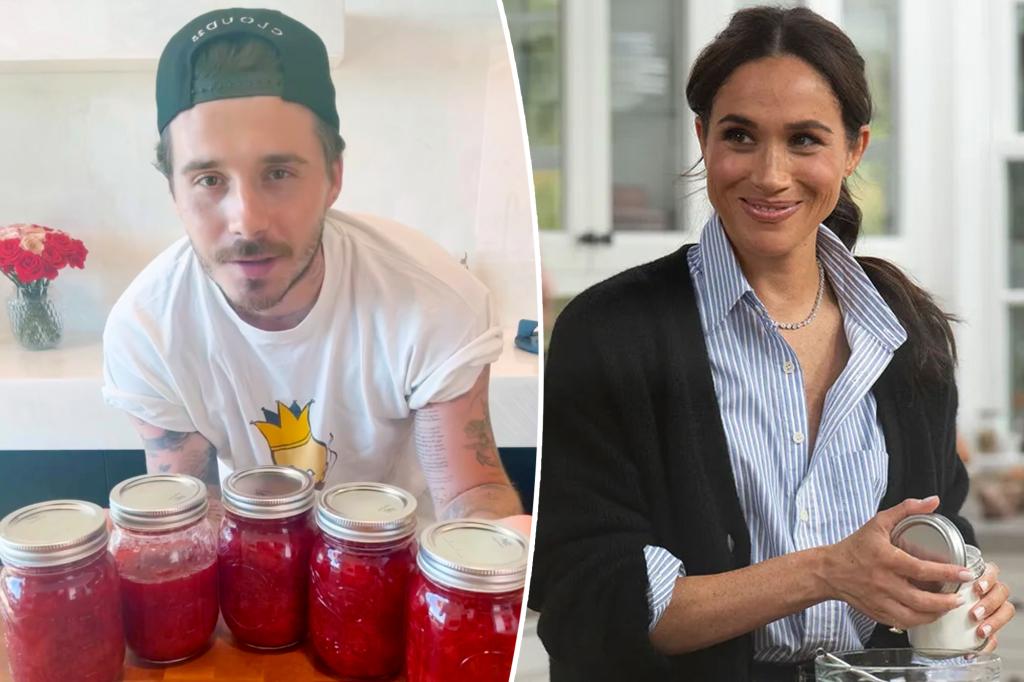 Brooklyn Beckham draws Meghan Markle comparisons from fans after debuting ‘runny’ homemade jam Brooklyn Beckham draws Meghan Markle comparisons from fans after debuting 'runny' homemade jam