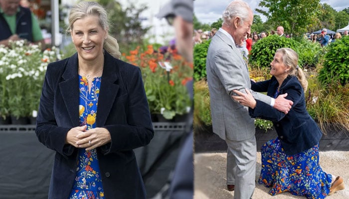 The royal family shared a stunning video of beaming Duchess Sophie