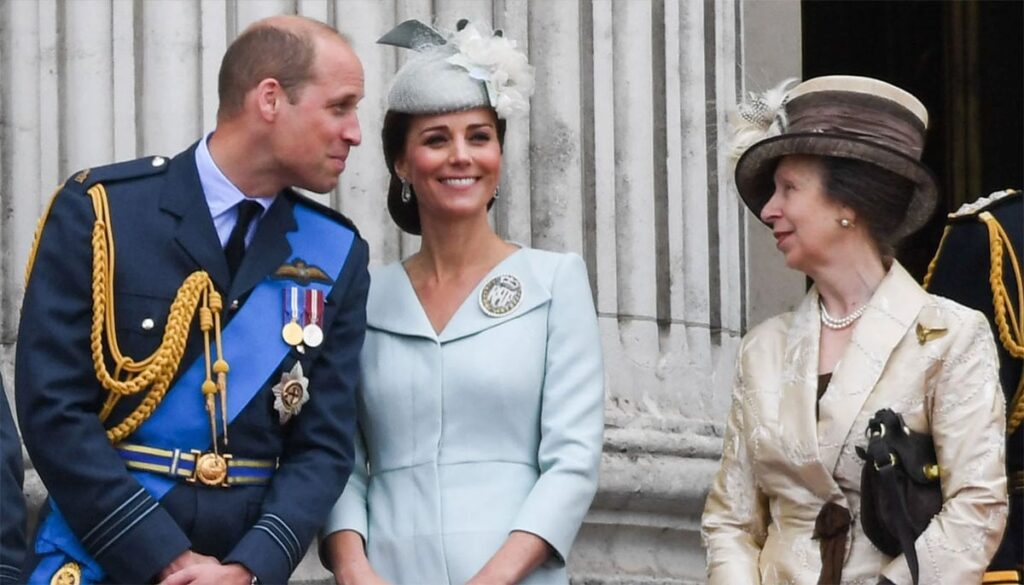 Prince William and Kate send warm wishes to Princess Anne
