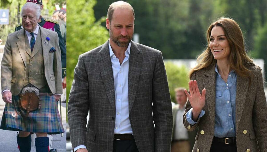 Prince William, Kate Middleton head to Balmoral to join King Charles