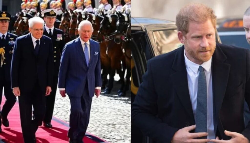 Palace courtiers note Harry's public appearances during King's state visits