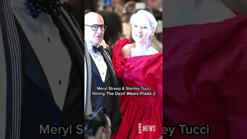 Meryl Streep & Stanley Tucci Filming 'The Devil Wears Prada 2'