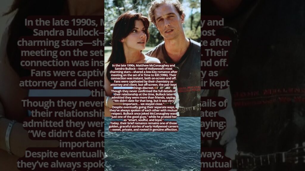 Matthew McConaughey & Sandra Bullock  A Quiet Romance Behind the Spotlight #facts #hollywood  #love
