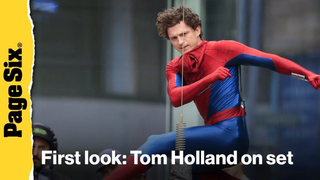 FIRST LOOK: Tom Holland tries out new Spider-Man suit from set of ‘Brand New Day’