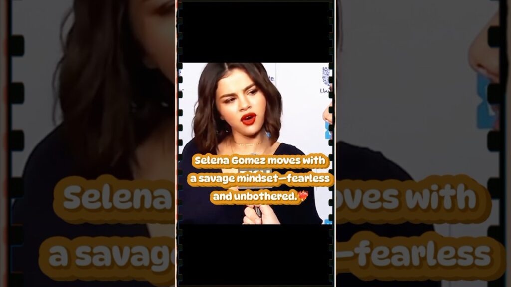 Selena Gomez moves with a savage mindset—fearless and unbothered. #funny #savage #selenagomez