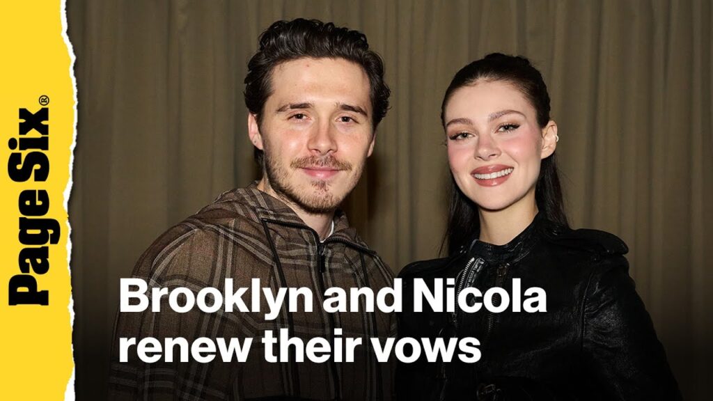 Brooklyn Beckham and Nicola Peltz have renewed their wedding vows Brooklyn Beckham and Nicola Peltz have renewed their wedding vows