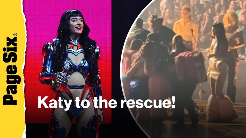 Watch Katy Perry spring into action after young fan collapses onstage at 'Lifetimes' concert