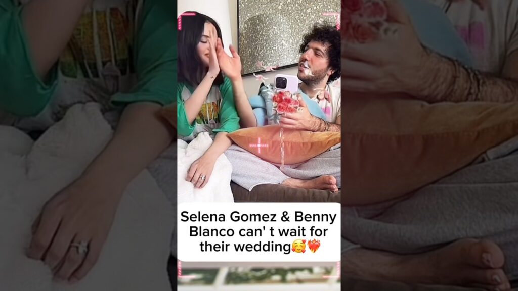 Selena Gomez & Benny Blanco can' t wait for their wedding🥰#bennyblanco #selenagomez #love