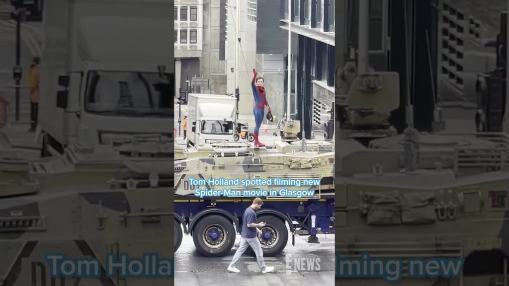 Tom Holland Filming New Spider-Man Movie