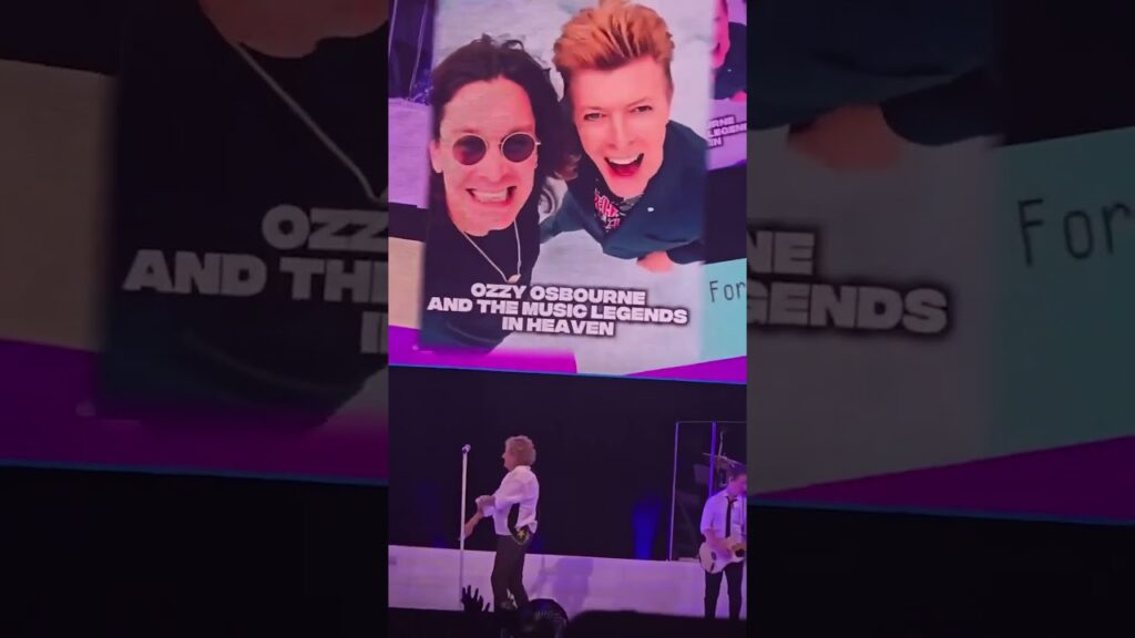 Rod Stewart honors Ozzy Osbourne with uncanny AI video #shorts Rod Stewart honors Ozzy Osbourne with uncanny AI video #shorts