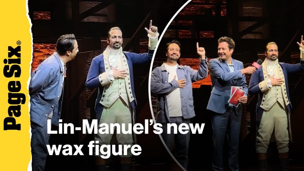 Jimmy Fallon UNVEILS Lin-Manuel Miranda’s new wax figure for Hamilton’s 10th Anniversary Jimmy Fallon UNVEILS Lin-Manuel Miranda's new wax figure for Hamilton's 10th Anniversary