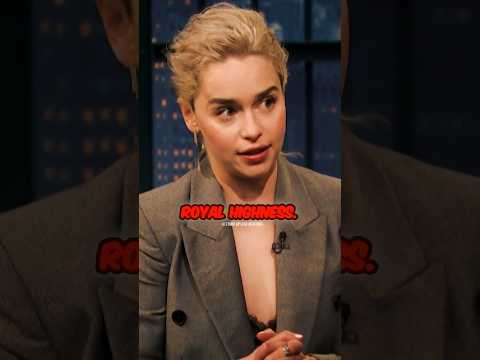 Emilia Clarke's FUNNY Meet With Prince William 😳
