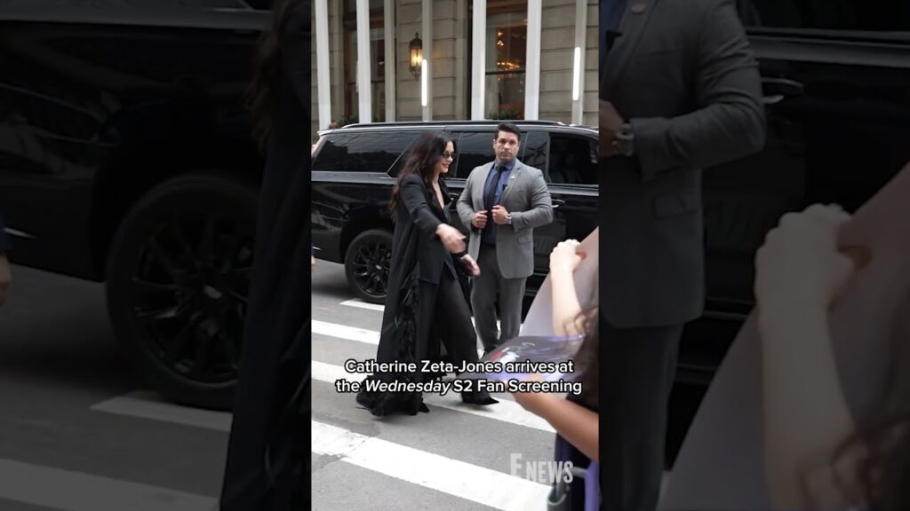 Catherine Zeta-Jones at the 'Wednesday' Season 2 Fan Screening
