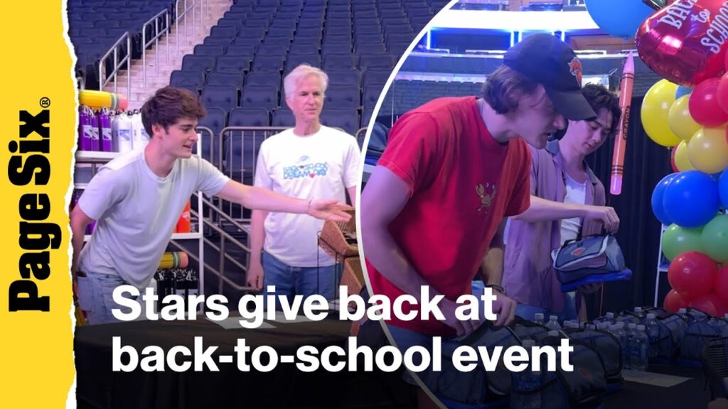 'Summer I Turned Pretty' & 'Stranger Things' stars give back at MSG back-to-school event