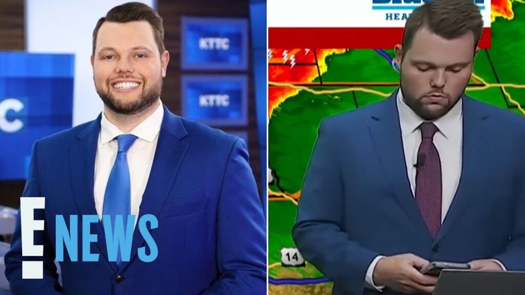 Meteorologist Nick Jansen Defends Texting His Wife During Live Broadcast | E! News Meteorologist Nick Jansen Defends Texting His Wife During Live Broadcast | E! News