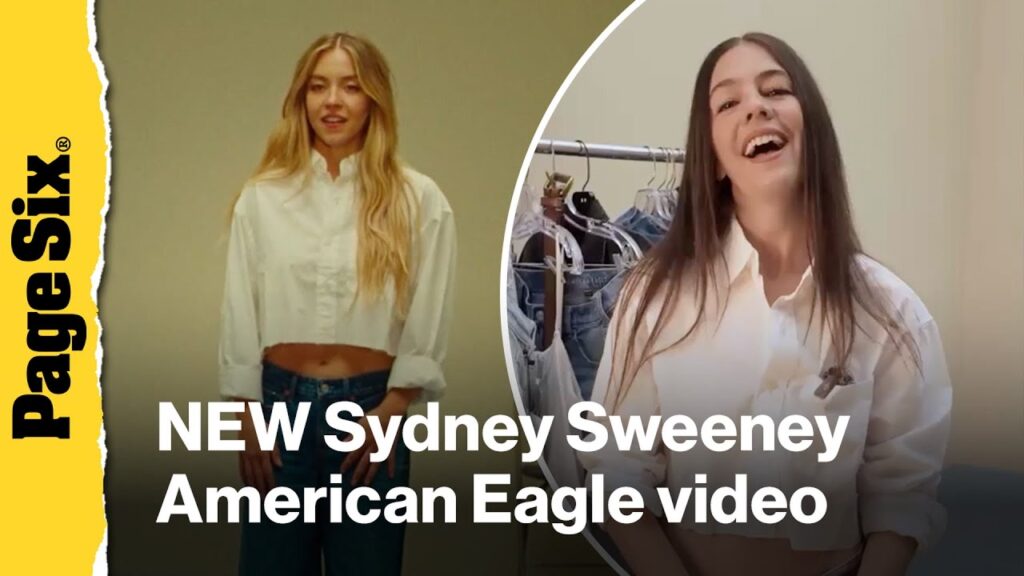 American Eagle doubles down on Sydney Sweeney ad by posting new behind the scenes video American Eagle doubles down on Sydney Sweeney ad by posting new behind the scenes video