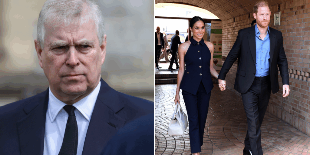 Prince Andrew trails behind Meghan Markle and Prince Harry as most unpopular royal