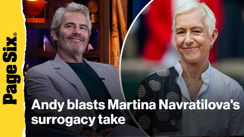 Andy Cohen blasts 'ill-informed and dumb' Martina Navratilova for controversial surrogacy take