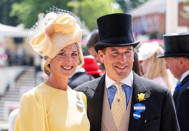 Peter and Harriet at Royal Ascot last month 
