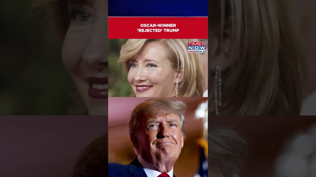 Trump 'Stalked' Emma Thompson? British Actor Drops Bombshell, How'll US President React? #shorts