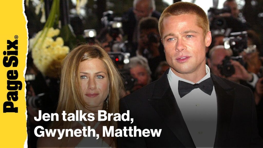 Jennifer Aniston divulges on Brad Pitt, Gwyneth Paltrow, and Matthew Perry Jennifer Aniston divulges on Brad Pitt, Gwyneth Paltrow, and Matthew Perry