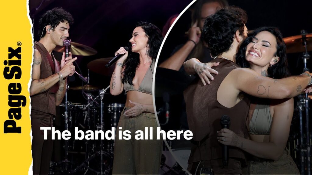 Exes Joe Jonas and Demi Lovato reunite for ‘Camp Rock’ performance Exes Joe Jonas and Demi Lovato reunite for 'Camp Rock' performance