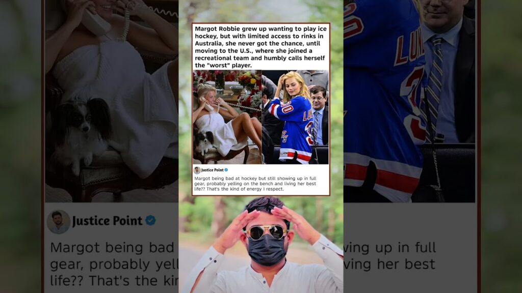Margot Robbie grew up wanting to play ice#memes#shortsvideo#shorts