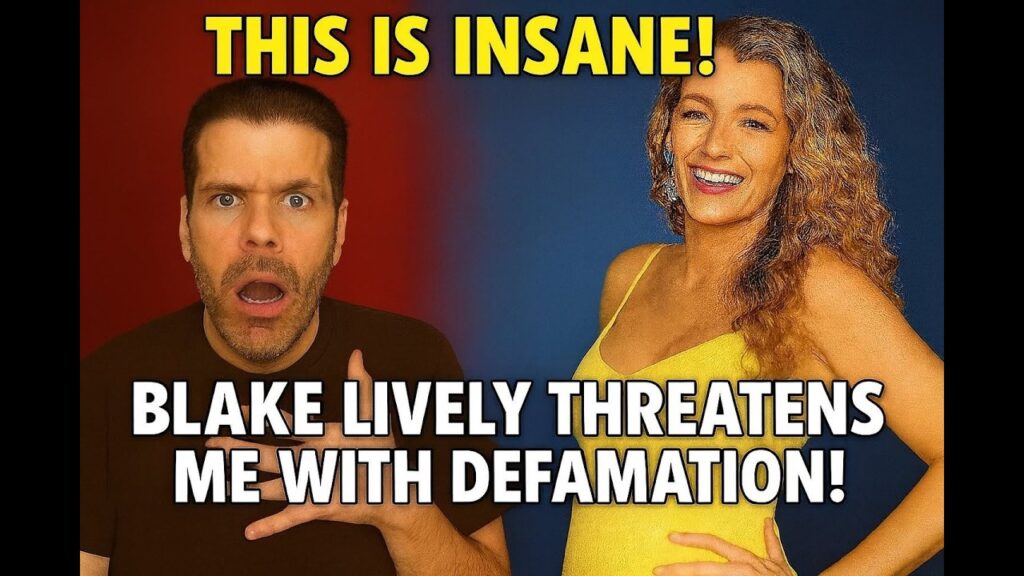 Blake Lively Is Now Threatening Me With Defamation! THIS IS INSANITY! She: