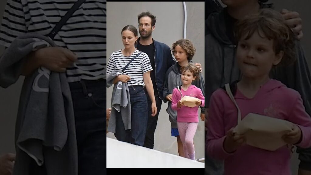 Natalie Portman and Benjamin Millepied's two kids now #natalieportman #benjamin #kids